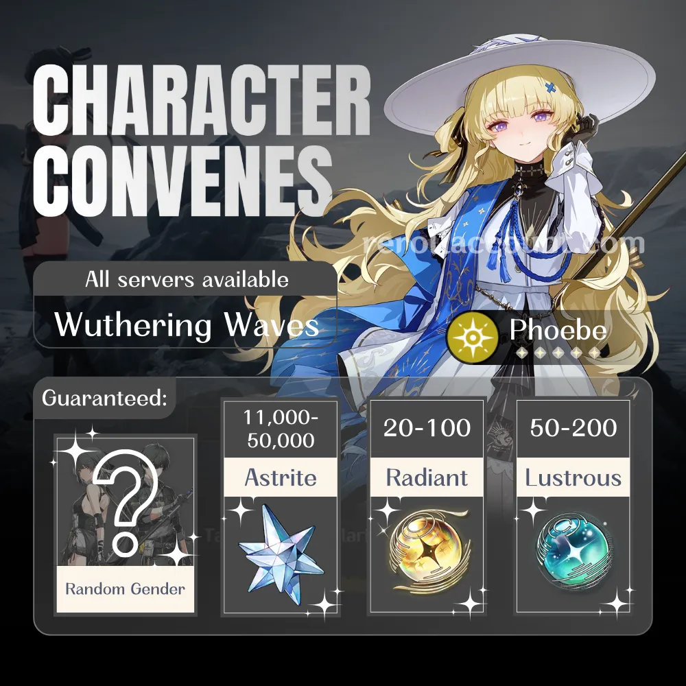 Phoebe WuWa Account: Phoebe with 50,000+ Astrite