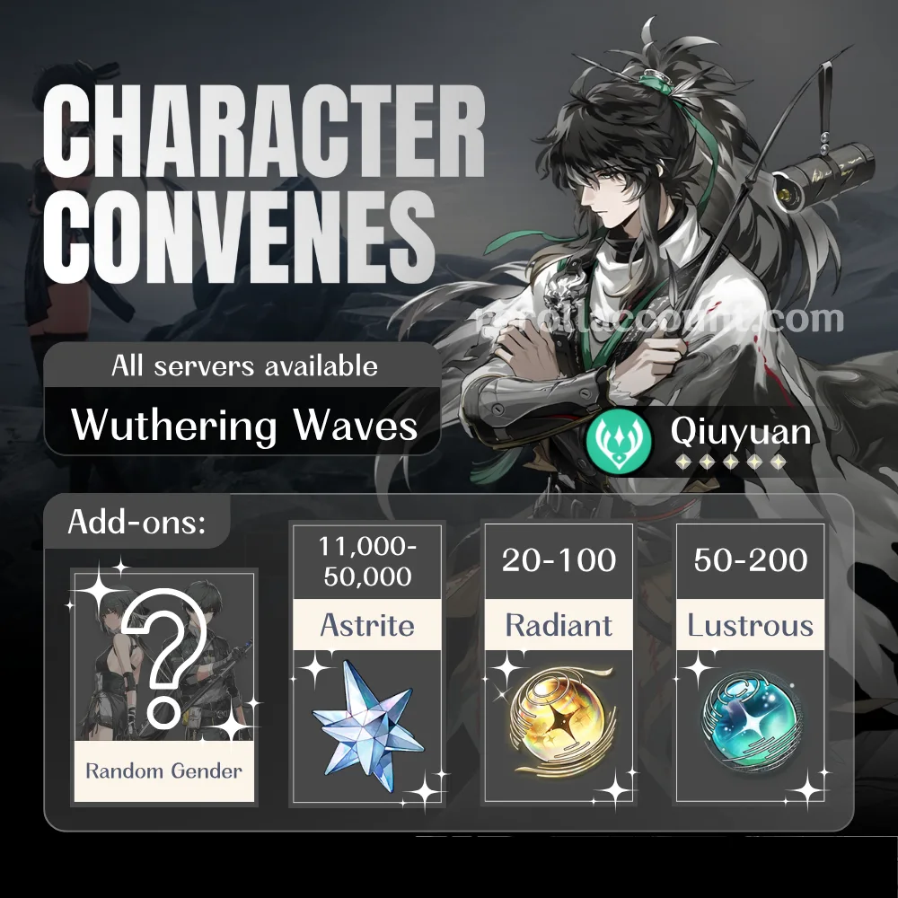 Qiuyuan WuWa Account: Qiuyuan with 50,000+ Astrite