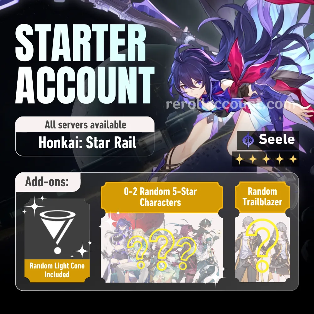 Seele HSR Starter Account