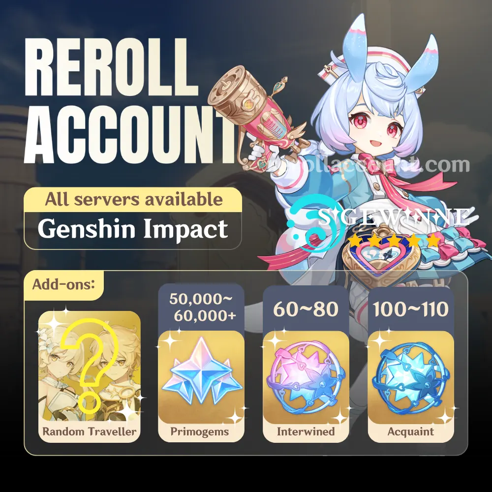 Sigewinne Genshin Account: Sigewinne with 48,000+ Primogems