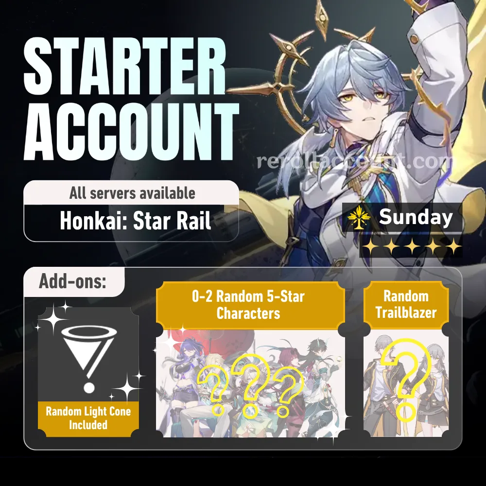 Sunday HSR Starter Account
