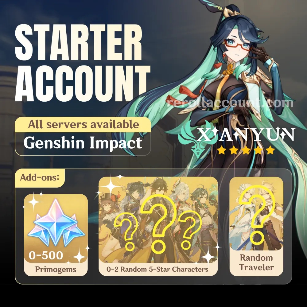 Xianyun Genshin Starter Account