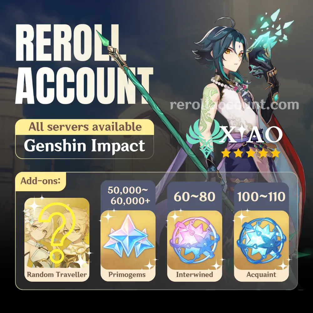 Xiao Genshin Account: Xiao with 48,000+ Primogems