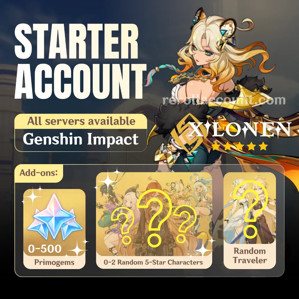Xilonen Genshin Starter Account
