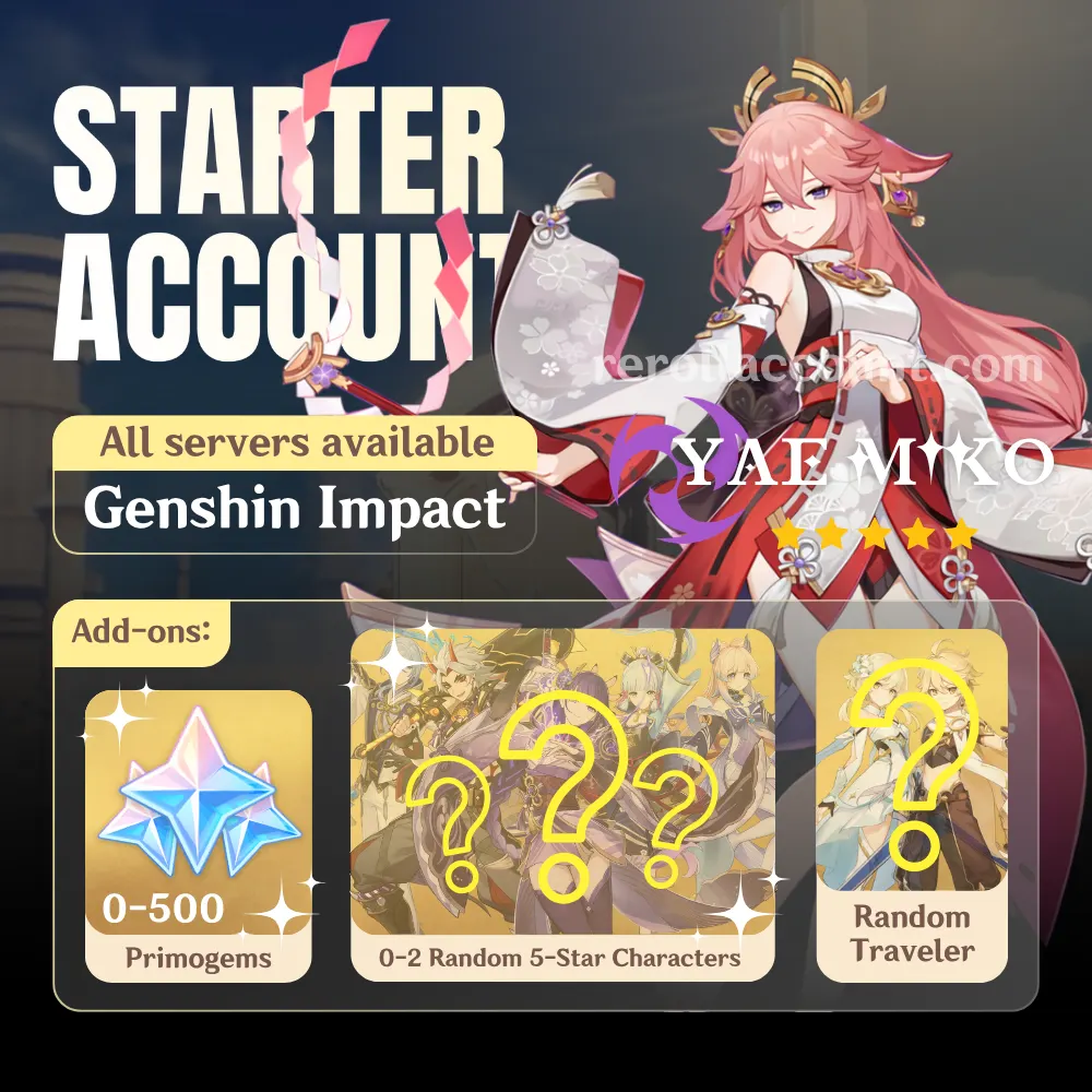 Yae Miko Genshin Starter Account