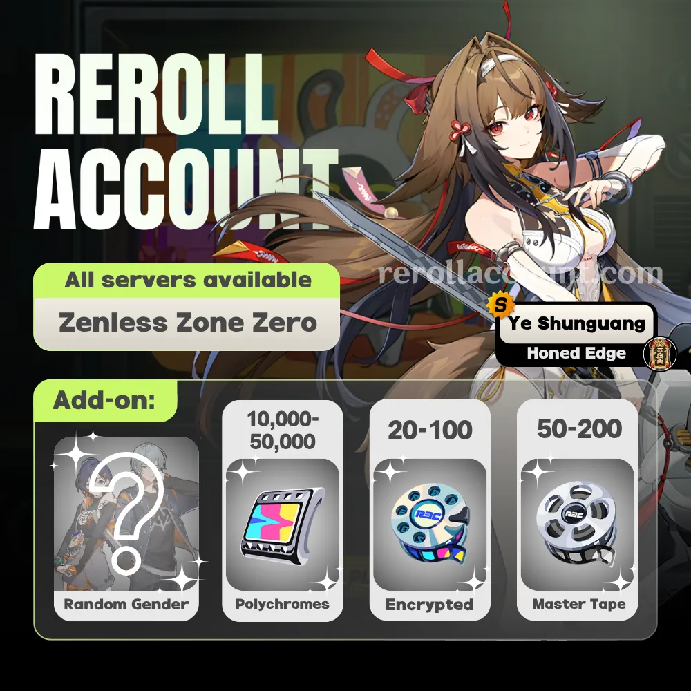 Ye Shunguang Zenless Zone Zero Account with Polychrome
