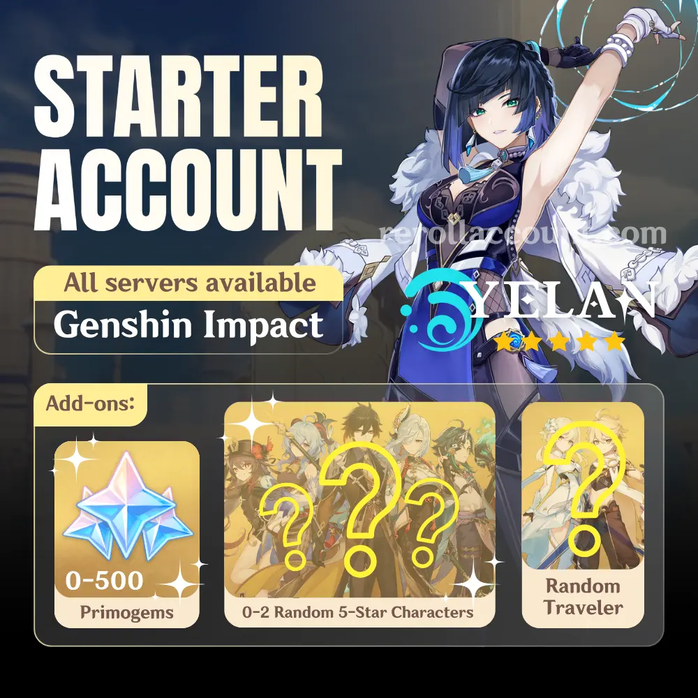 Yelan Genshin Starter Account