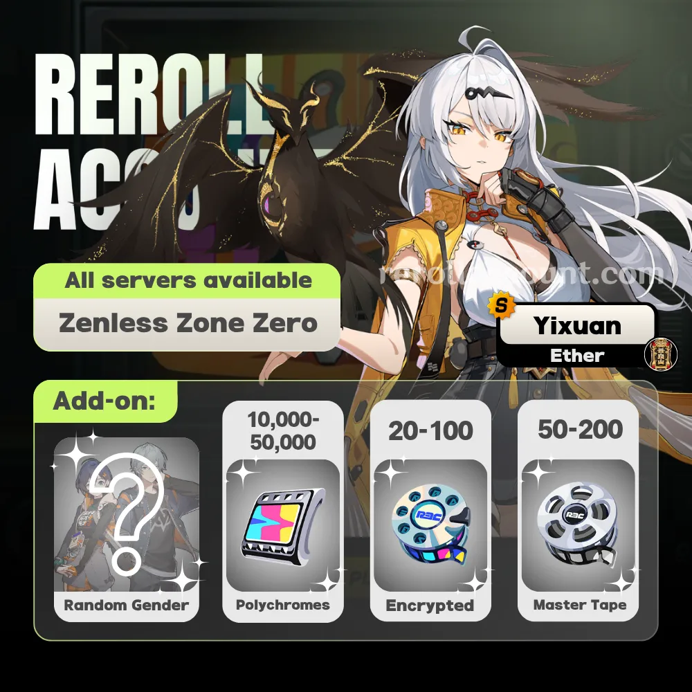 Yixuan Zenless Zone Zero Account with Polychrome