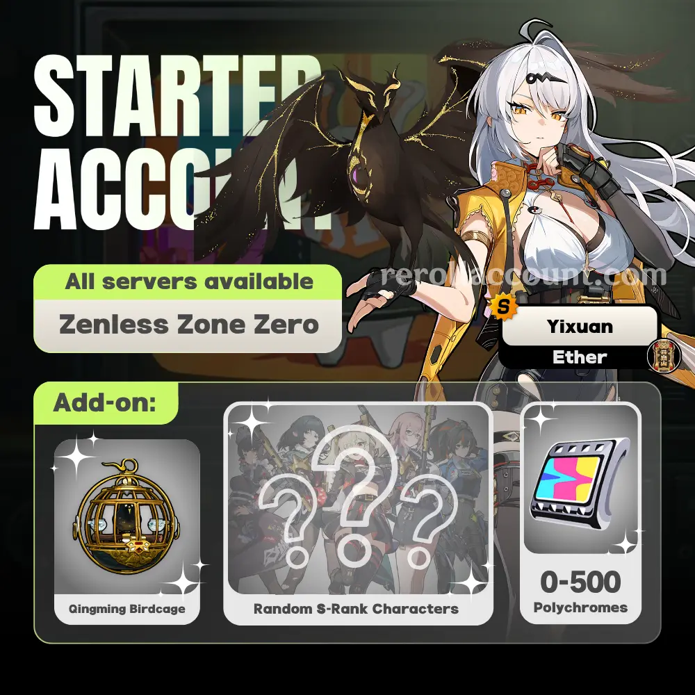 Yixuan Zenless Zone Zero Starter Account