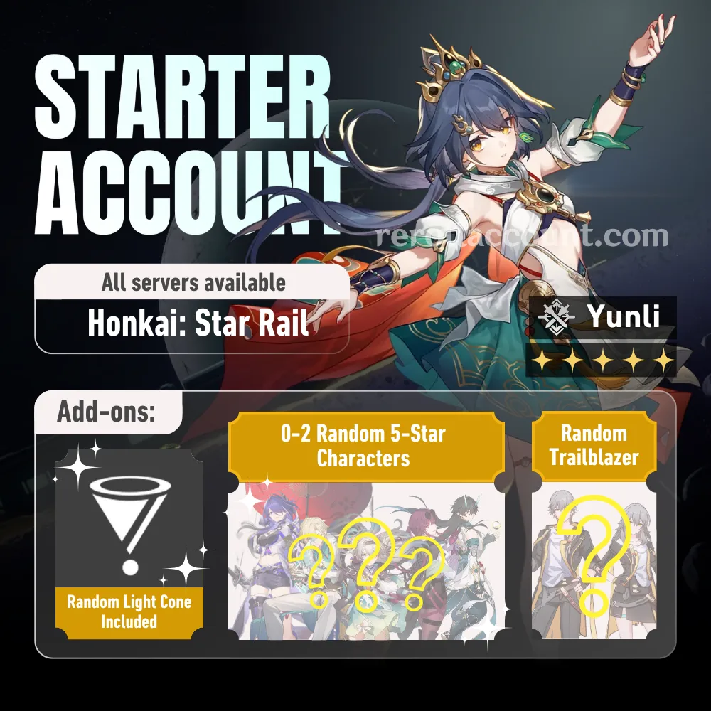 Yunli HSR Starter Account