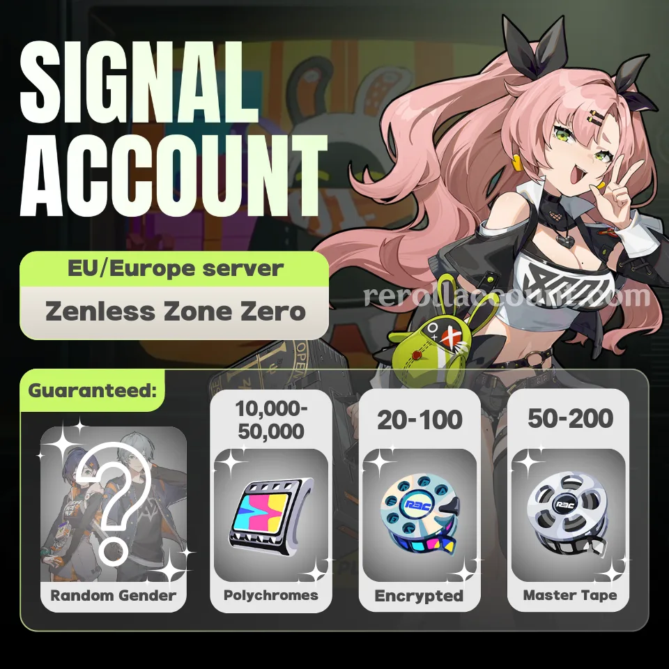 Zenless Zone Zero Account EU: 20,000+ Polychrome