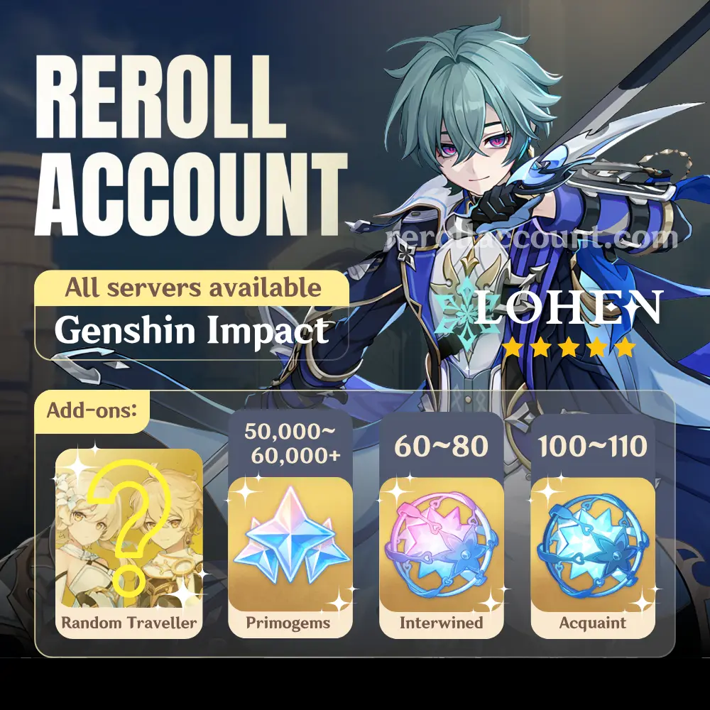 Lohen Genshin Account: Lohen with 48,000+ Primogems