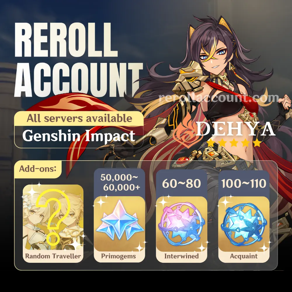 Dehya Genshin Account: Dehya with 48,000+ Primogems