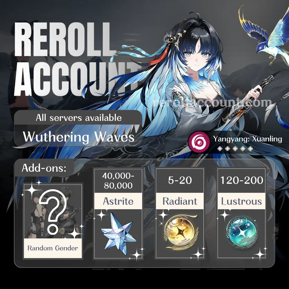 Yangyang: Xuanling WuWa Account: Yangyang: Xuanling with 50,000+ Astrite