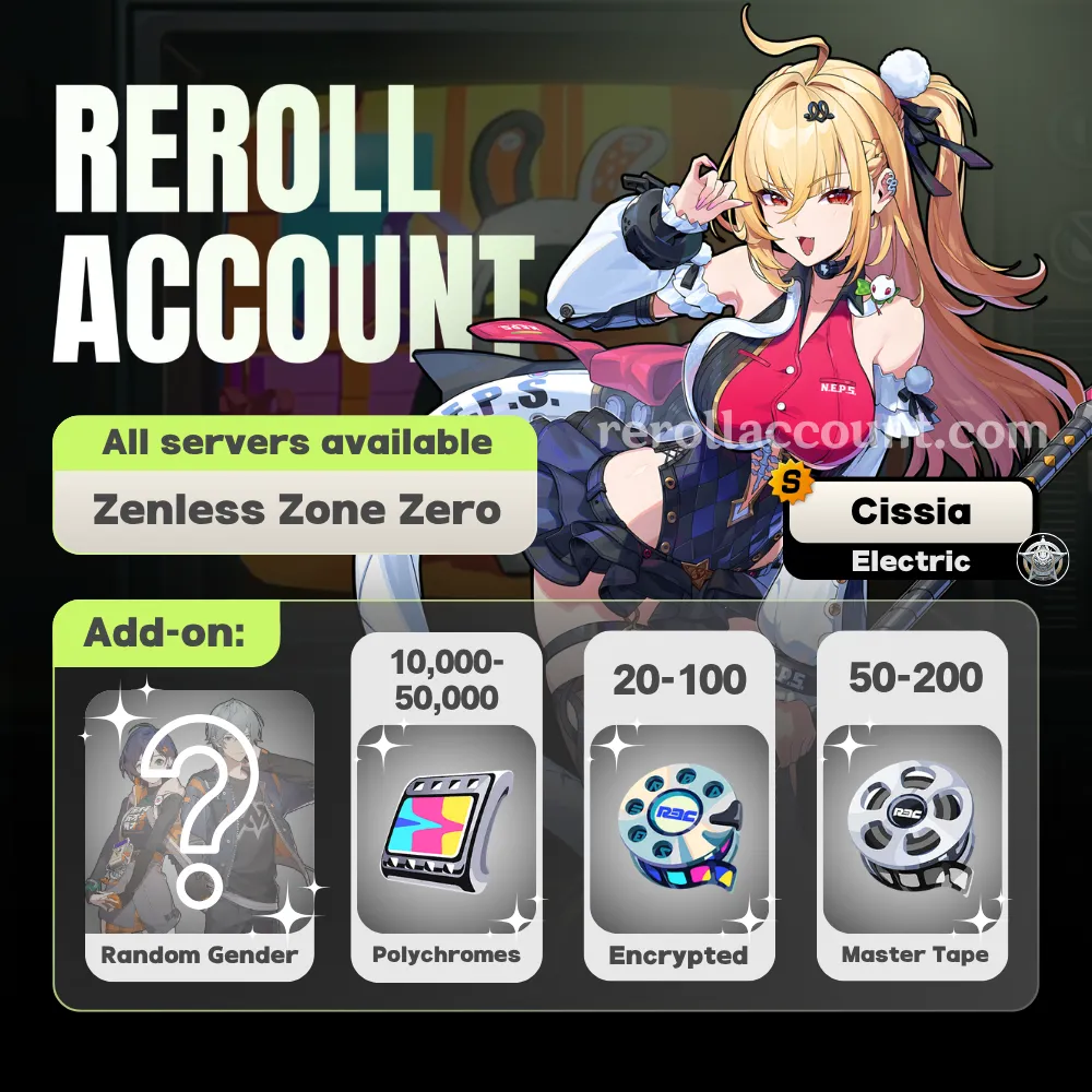 Cissia Zenless Zone Zero Account with Polychrome