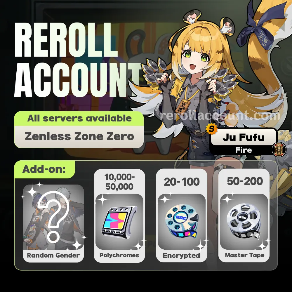 Ju Fufu Zenless Zone Zero Account with Polychrome