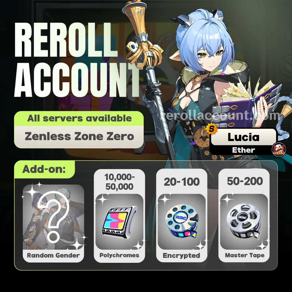 Lucia Elowen Zenless Zone Zero Account with Polychrome