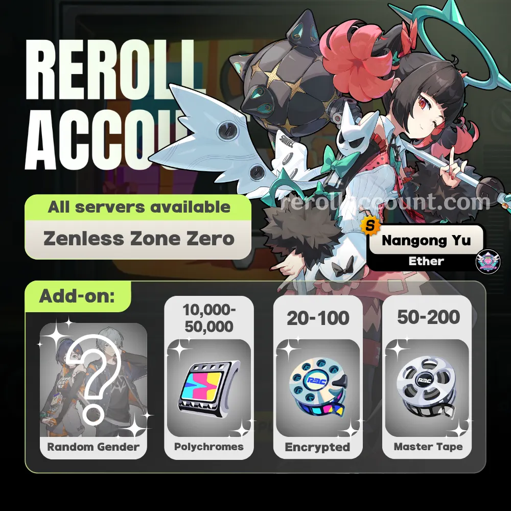Nangong Yu Zenless Zone Zero Account with Polychrome