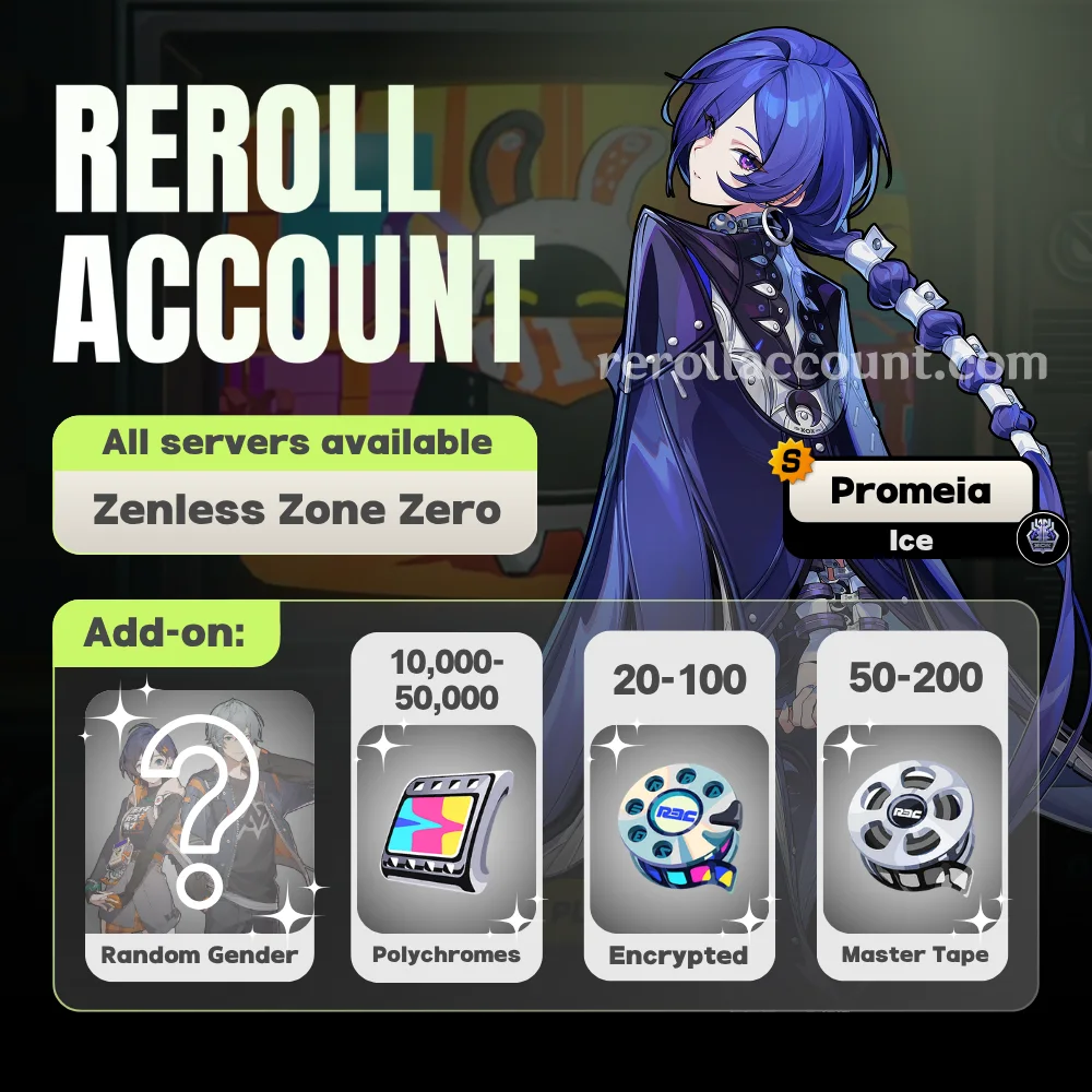Promeia Zenless Zone Zero Account with Polychrome