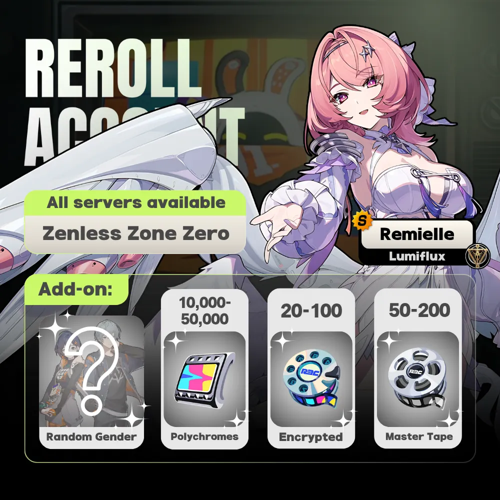 Remielle Dan Zenless Zone Zero Account with Polychrome