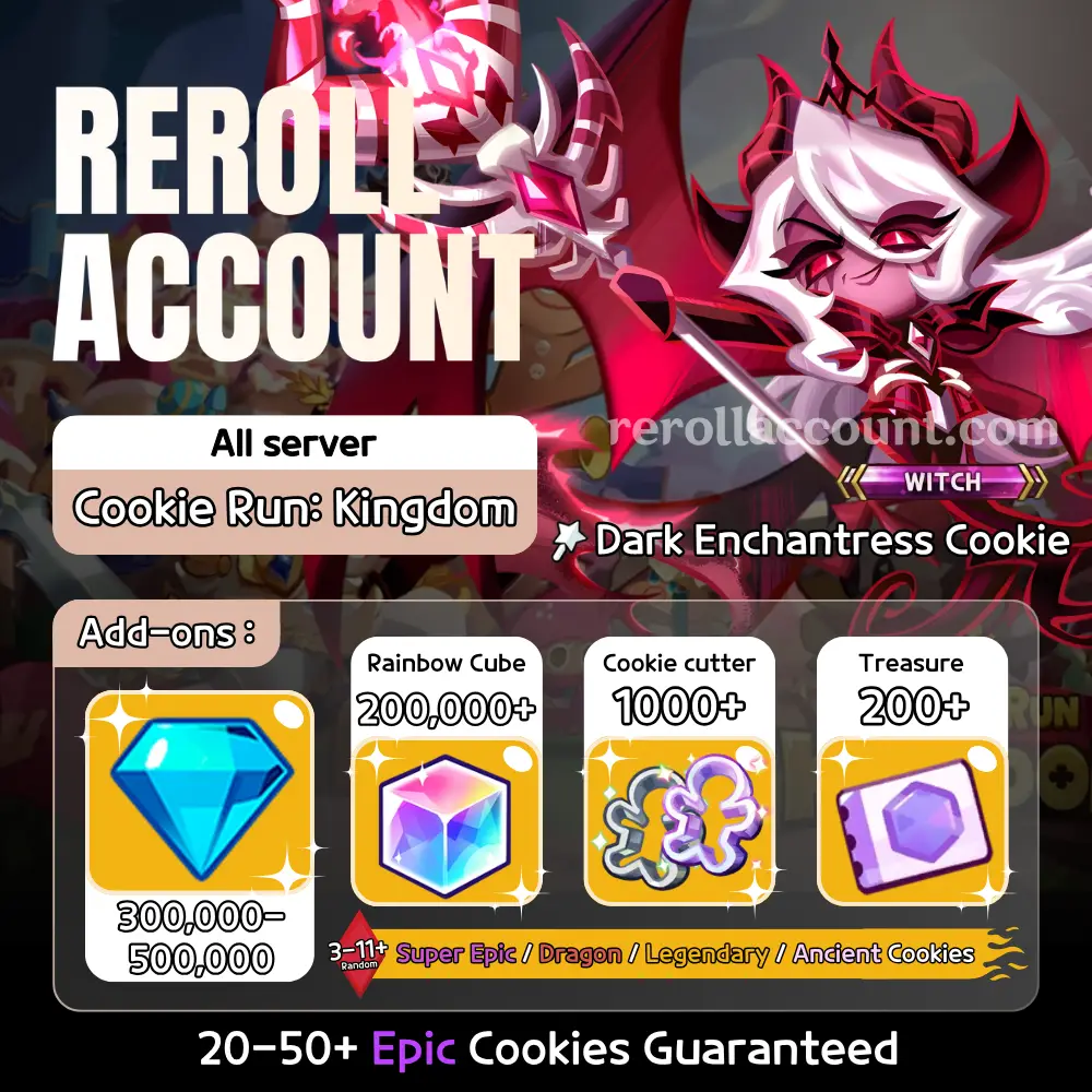 Dark Enchantress Cookie CRK Account