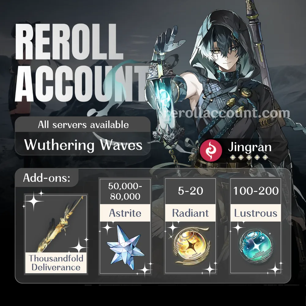 Jingran WuWa Account: Jingran with 50,000+ Astrite