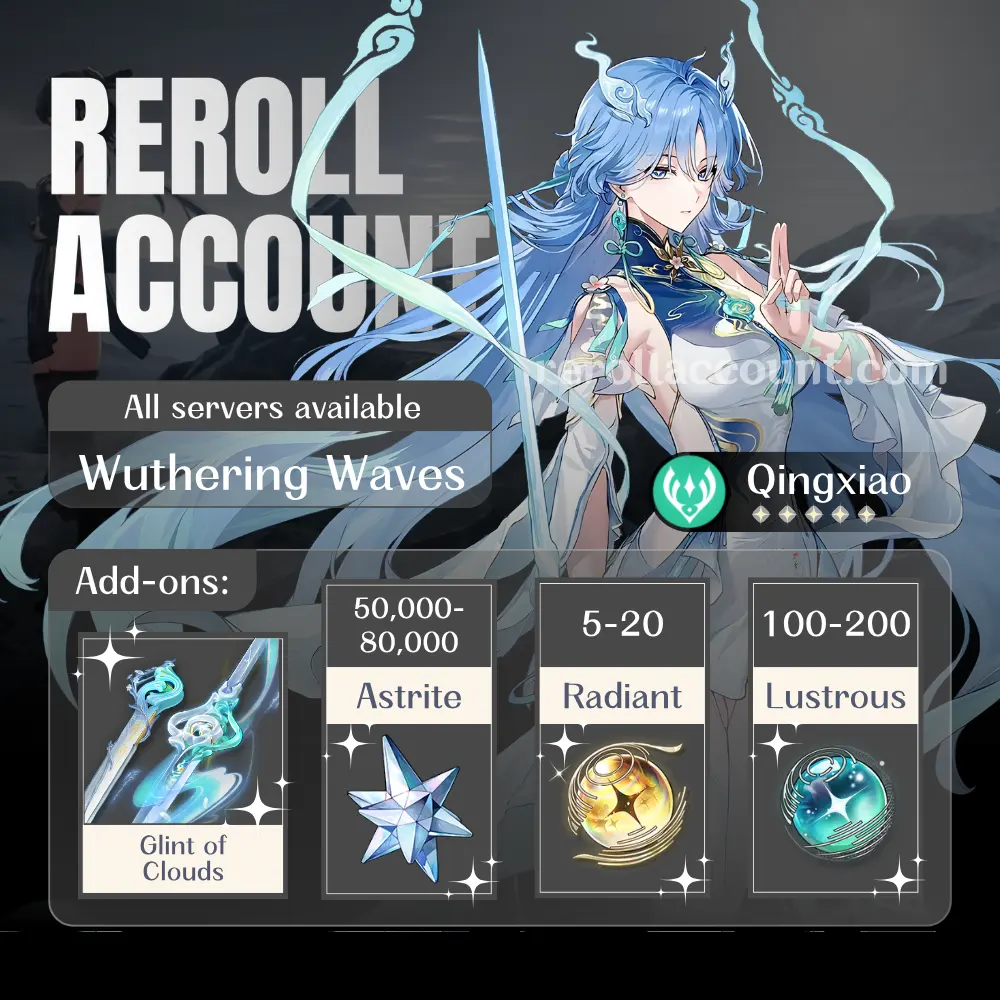Qingxiao WuWa Account: Qingxiao with 50,000+ Astrite