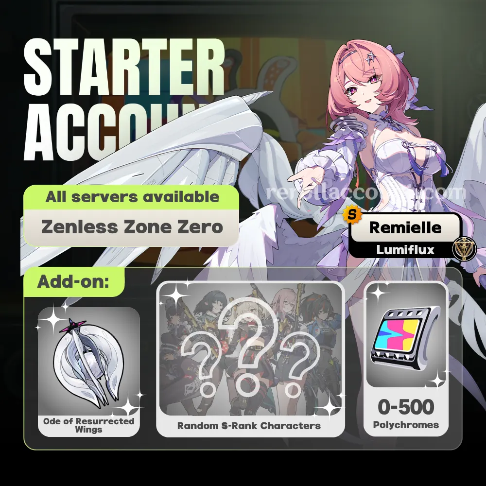 Remielle Zenless Zone Zero Starter Account