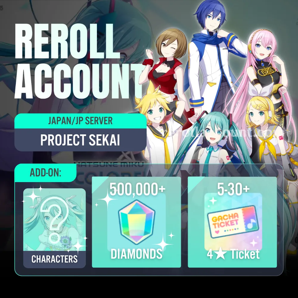 Project Sekai Reroll Account: JP Server