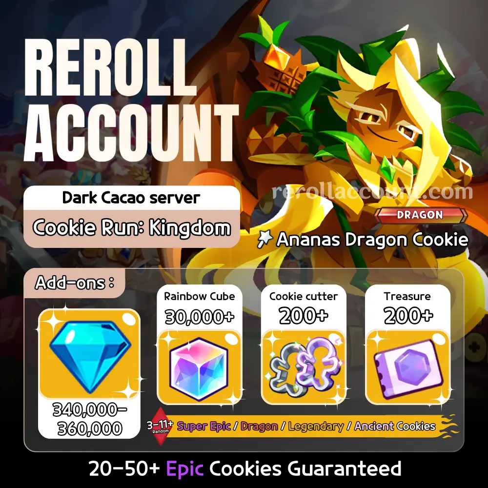 Ananas Dragon Cookie CRK Account