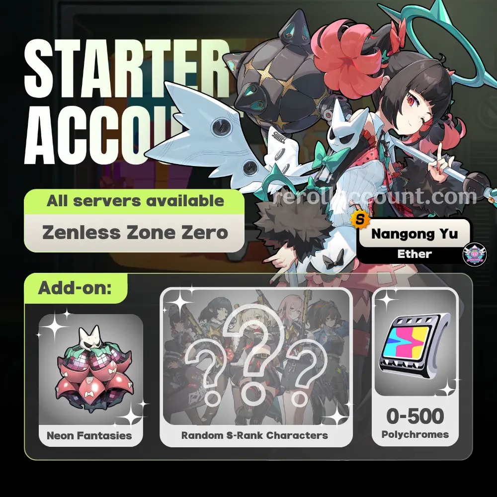 Nangong Yu Zenless Zone Zero Starter Account