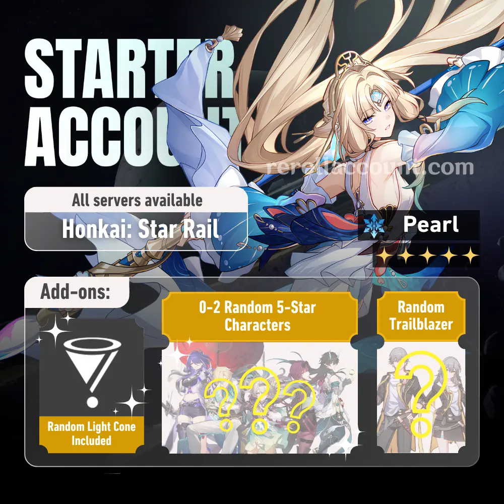 Pearl HSR Starter Account