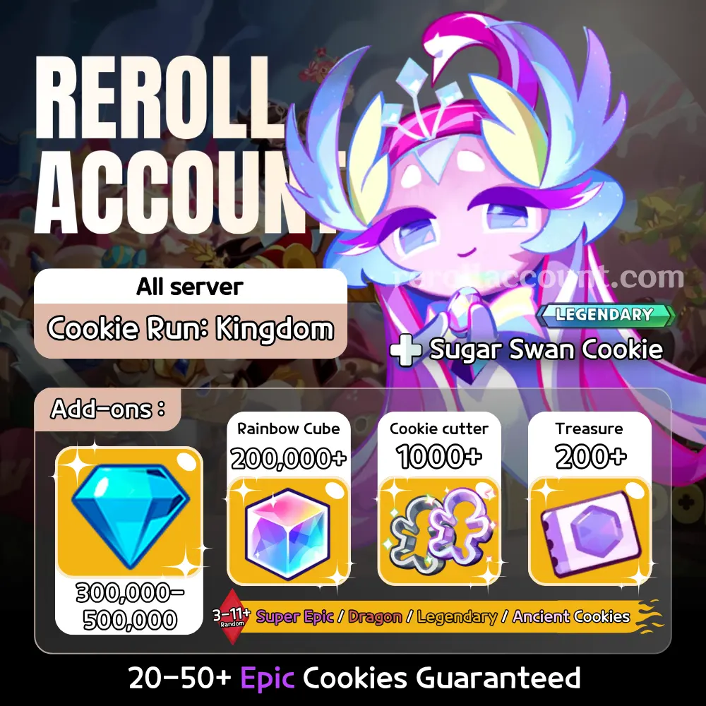 Sugar Swan Cookie CRK Account