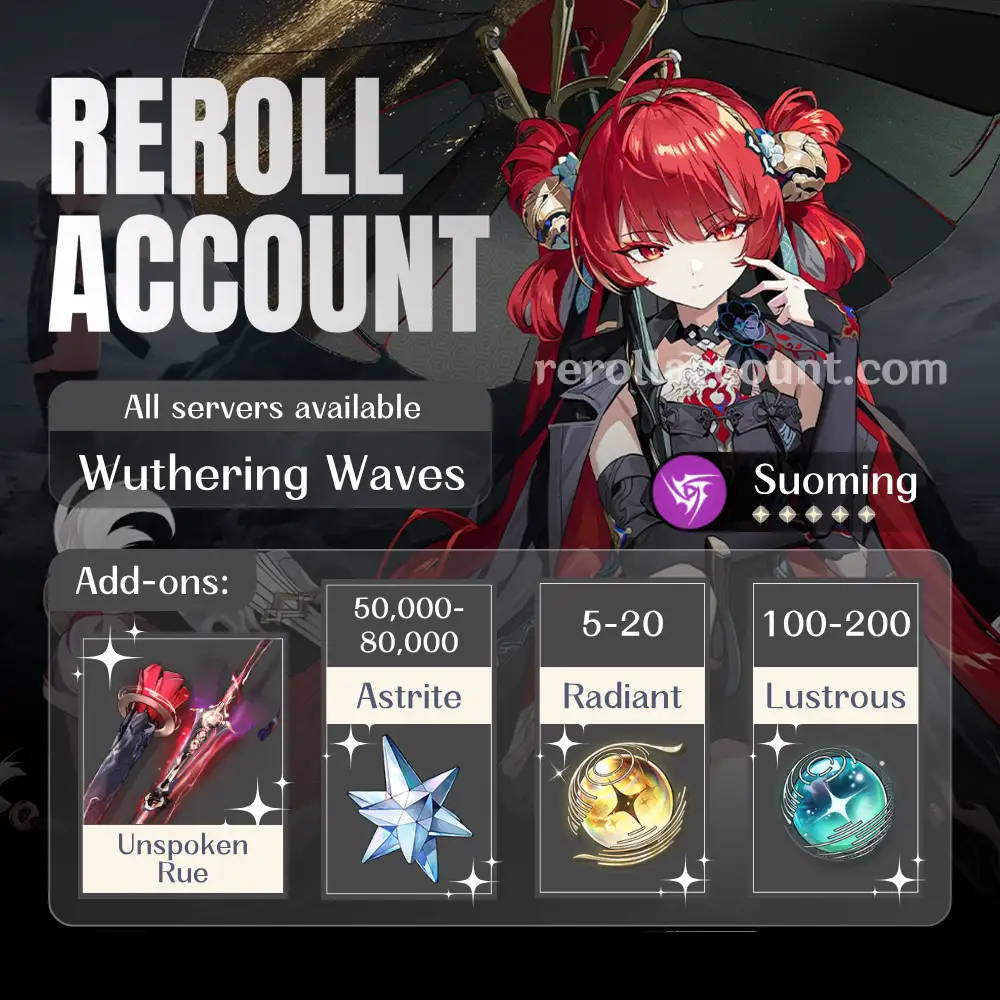 Suoming WuWa Account with Astrite